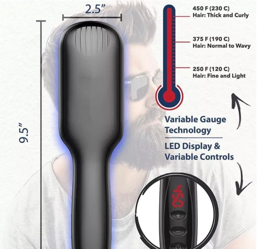 Hair Straightener Brush
