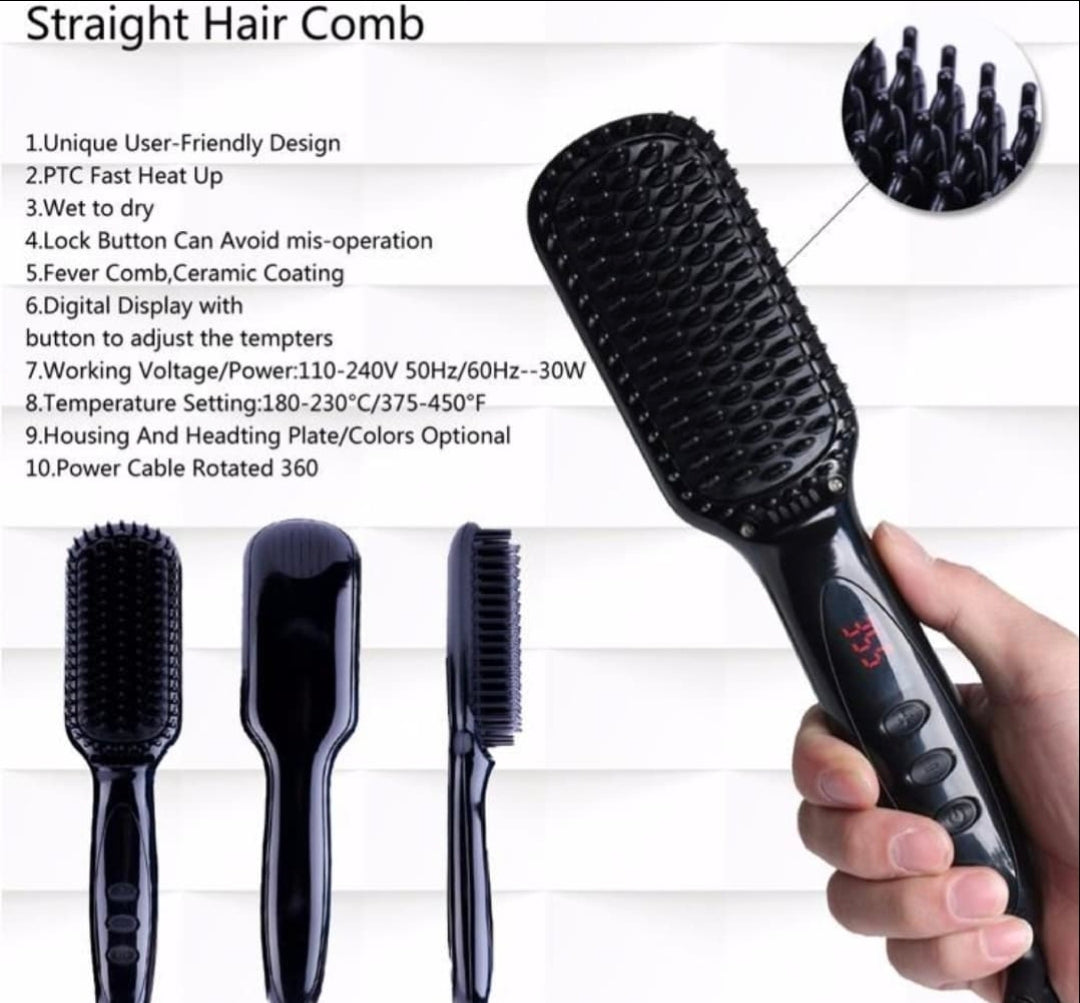 Hair Straightener Brush