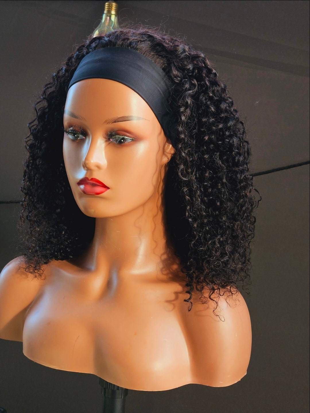 Anita Curl Headband Wig