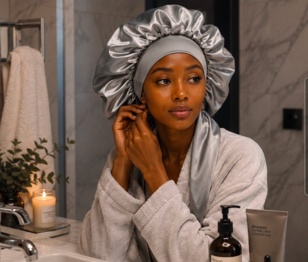 Satin Hair Bonnet For Sleeping
